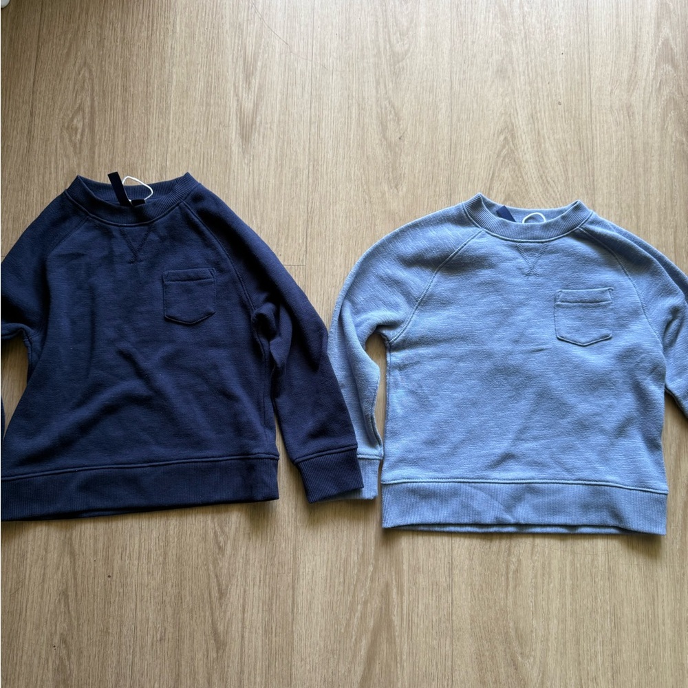 NWOT Set of 2 Janie and Jack Slub Sweatshirts